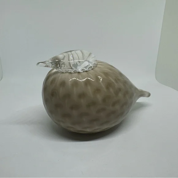 IIttala Finland Oiva Toikka Studio Art Glass Tilda Bird Sculpture Figurine